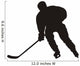 Hockey Player Wall Decal Design 2