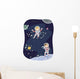 Stickman Kids Outer Space Wall Decal