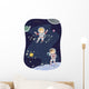 Stickman Kids Outer Space Wall Decal