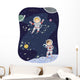 Stickman Kids Outer Space Wall Decal
