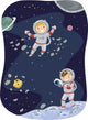 Stickman Kids Outer Space Wall Decal