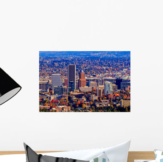 Portland Downtown Cityscape Wall Decal
