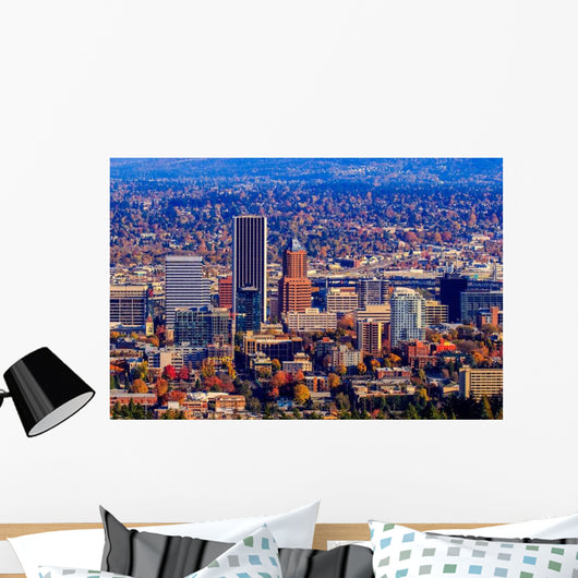 Portland Downtown Cityscape Wall Decal