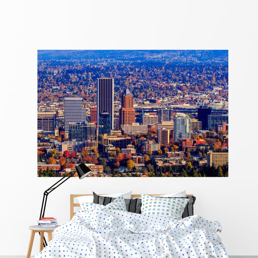 Portland Downtown Cityscape Wall Decal