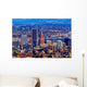Portland Downtown Cityscape Skyline Wall Decal