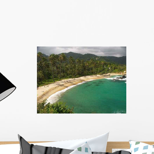 Beach and Rain Forest Wall Decal