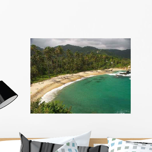 Beach and Rain Forest Wall Decal
