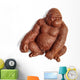 Chocolate Gorilla Monkey Covered Wall Decal