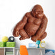 Chocolate Gorilla Monkey Covered Wall Decal