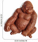 Chocolate Gorilla Monkey Covered Wall Decal