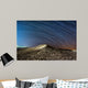 Star Trails over Mountains Wall Decal