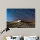 Star Trails over Mountains Wall Decal