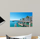 Palme Case Tipica Architettura Wall Decal
