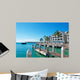 Palme Case Tipica Architettura Wall Decal