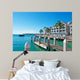 Palme Case Tipica Architettura Wall Decal