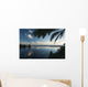 Tropical Sunset with Palm Wall Decal