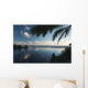 Tropical Sunset with Palm Wall Decal