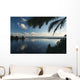 Tropical Sunset with Palm Wall Decal