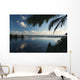 Tropical Sunset with Palm Wall Decal