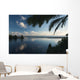 Tropical Sunset with Palm Wall Decal