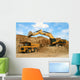 Backhoe Loader Loading Dumper Wall Decal