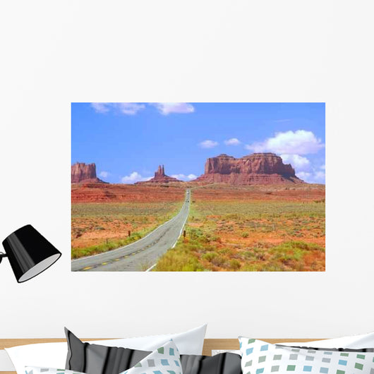 Highway 163 Approaching Monument Wall Decal