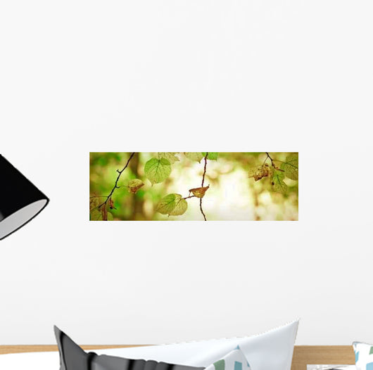 Tree Series Green Leaves Wall Decal