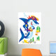 Shark Pirate Clip-art with Wall Decal Design 2