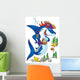 Shark Pirate Clip-art with Wall Decal Design 1