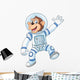 Cartoon Funny Monkey Wearing Wall Decal