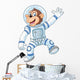 Cartoon Funny Monkey Wearing Wall Decal