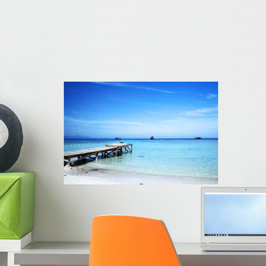 Pier Beach Wall Decal