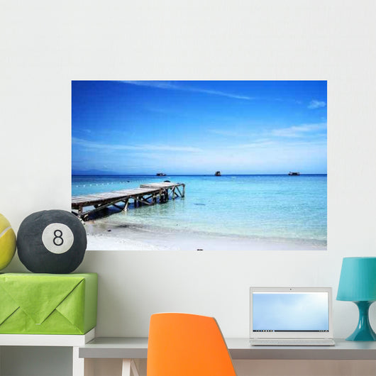 Pier Beach Wall Decal