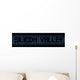 Silicon Valley Text Hex Wall Decal