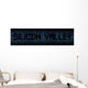 Silicon Valley Text Hex Wall Decal