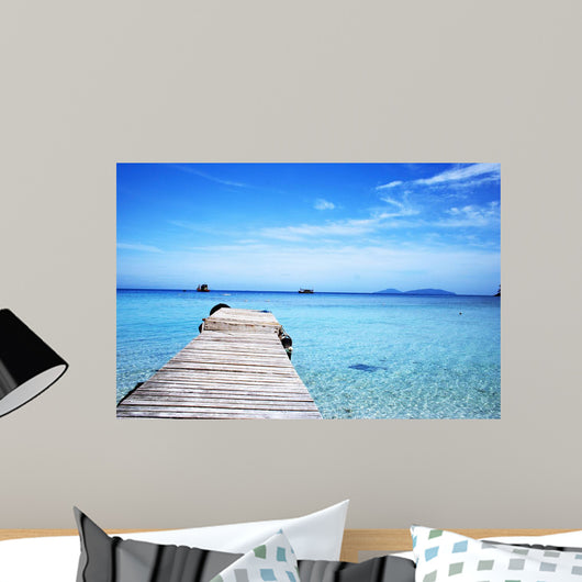 Pier Beach Wall Decal
