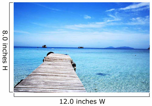Pier Beach Wall Decal