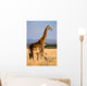 Female Giraffe with Baby Wall Decal