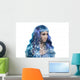 Mermaid and Bubbles Wall Decal