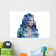 Mermaid and Bubbles Wall Decal