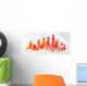 Silhouette Watercolor Los Angeles Wall Decal