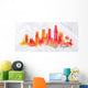 Silhouette Watercolor Los Angeles Wall Decal