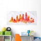 Silhouette Watercolor Los Angeles Wall Decal