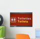 Toilets Toilets Airport Wall Decal