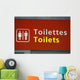 Toilets Toilets Airport Wall Decal