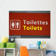 Toilets Toilets Airport Wall Decal