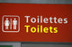 Toilets Toilets Airport Wall Decal