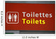 Toilets Toilets Airport Wall Decal