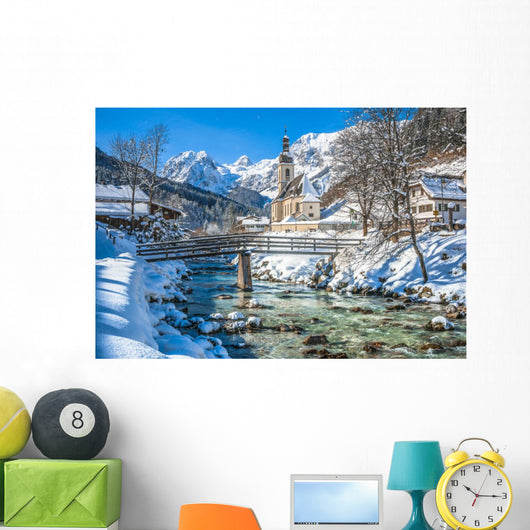 Ramsau Winter Berchtesgadener Land Wall Decal