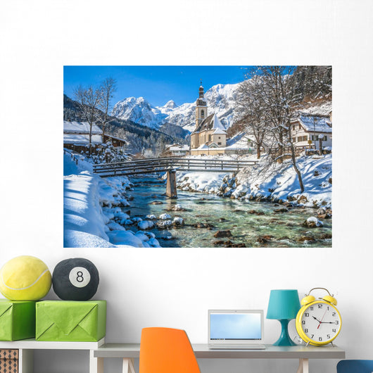 Ramsau Winter Berchtesgadener Land Wall Decal
